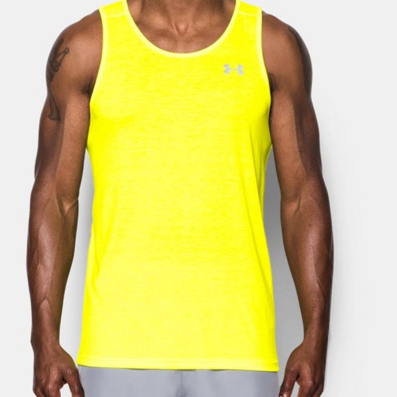 men's ua streaker singlet
